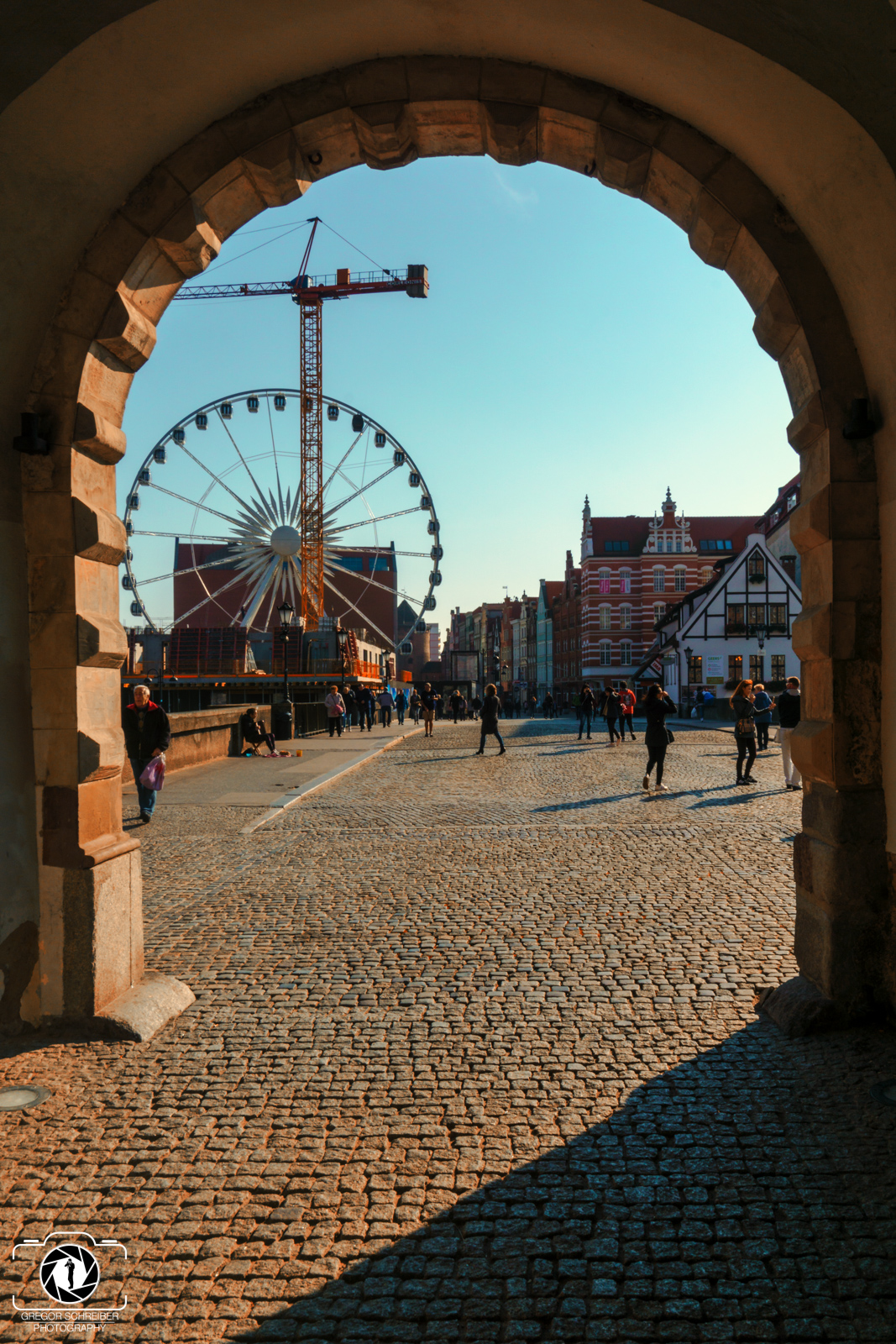 Gdansk - Blick durch das Grüne Tor