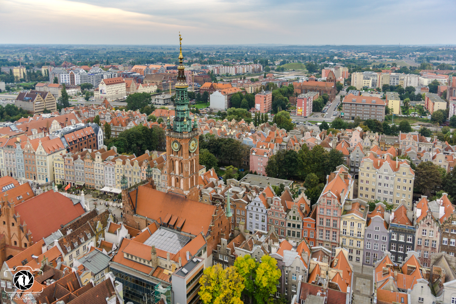 Gdansk - Aussicht von der Marienkirche