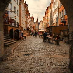 Gdansk - Blick durch das Frauentor