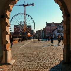 Gdansk - Blick durch das Grüne Tor
