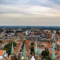 Gdansk - Aussicht von der Marienkirche