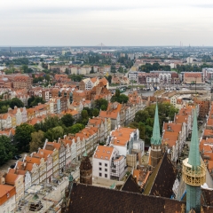 Gdansk - Aussicht von der Marienkirche