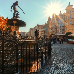 Gdansk - Langgasse & Neptunbrunnen