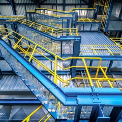 Müll-Schwelbrennanlage