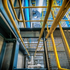 Müll-Schwelbrennanlage