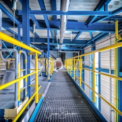 Müll-Schwelbrennanlage