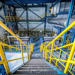 Müll-Schwelbrennanlage