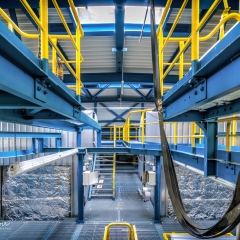 Müll-Schwelbrennanlage