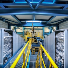 Müll-Schwelbrennanlage