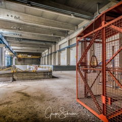 Müll-Schwelbrennanlage