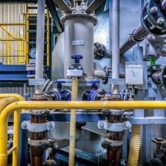 Müll-Schwelbrennanlage