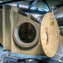 Müll-Schwelbrennanlage