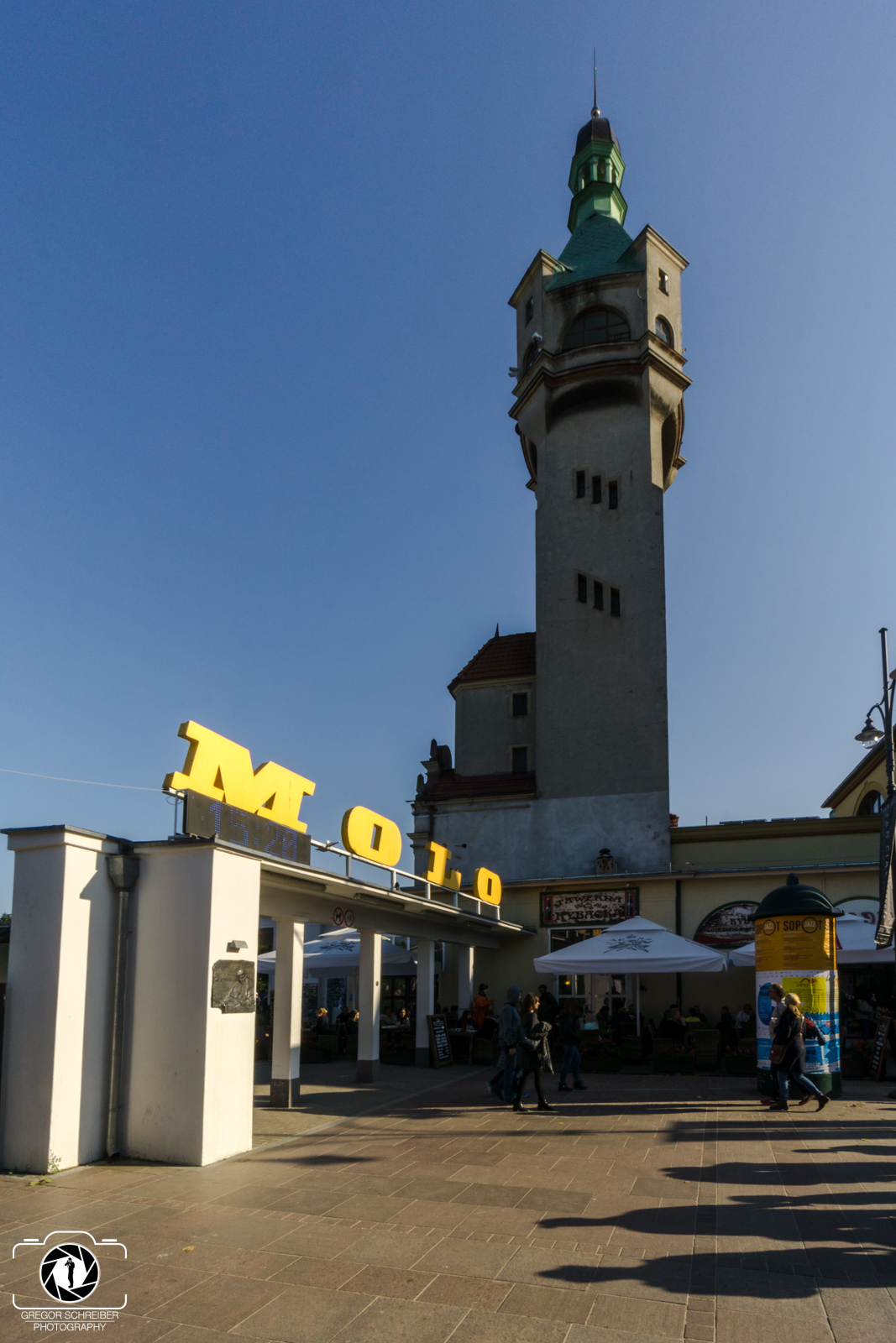 Sopot - Eingang Molo & Leuchtturm